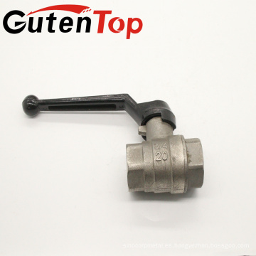 GutenTop High Quality Handle control water shut off 3/4 Válvula de bola de latón PN 20 manualmente